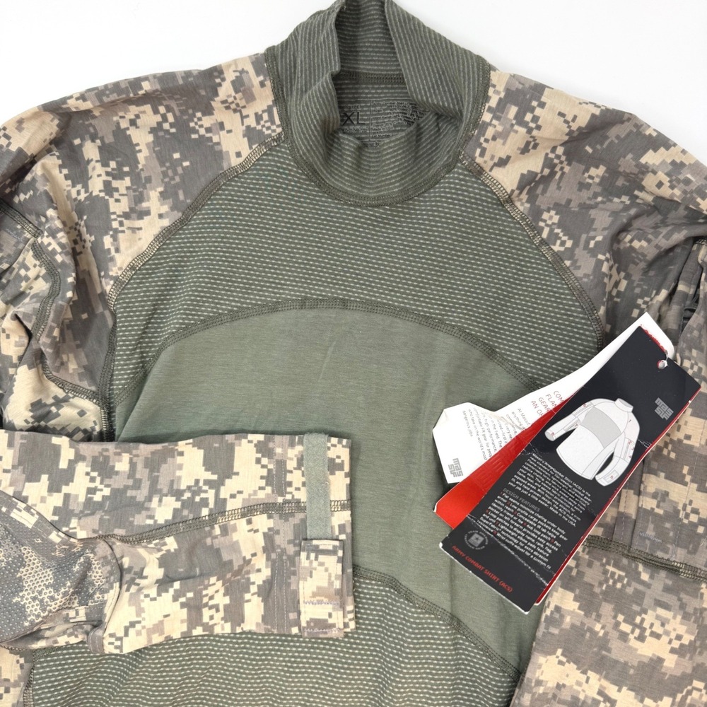 Massif Army Combat Shirt ACS Men XL Flame Resistant‎ UCP Digital Camo New NEW